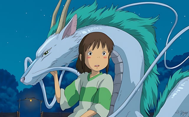 Chihiro learning Haku's "real" name