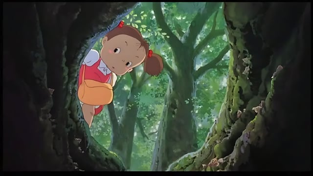 Mei’s First Discovery of Totoro in the Camphor Tree