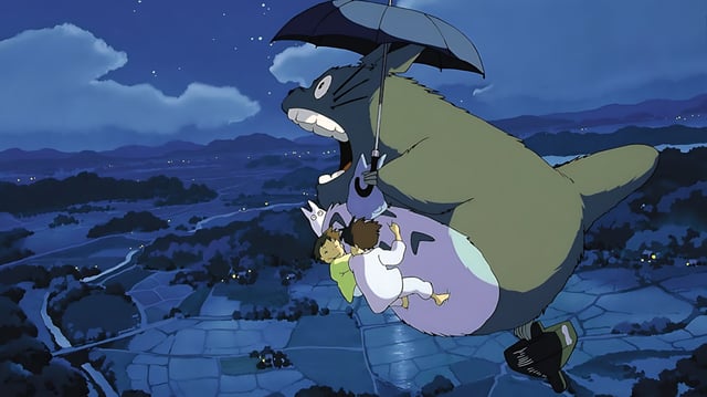 Flying with Totoro on the Magic Whirlwind