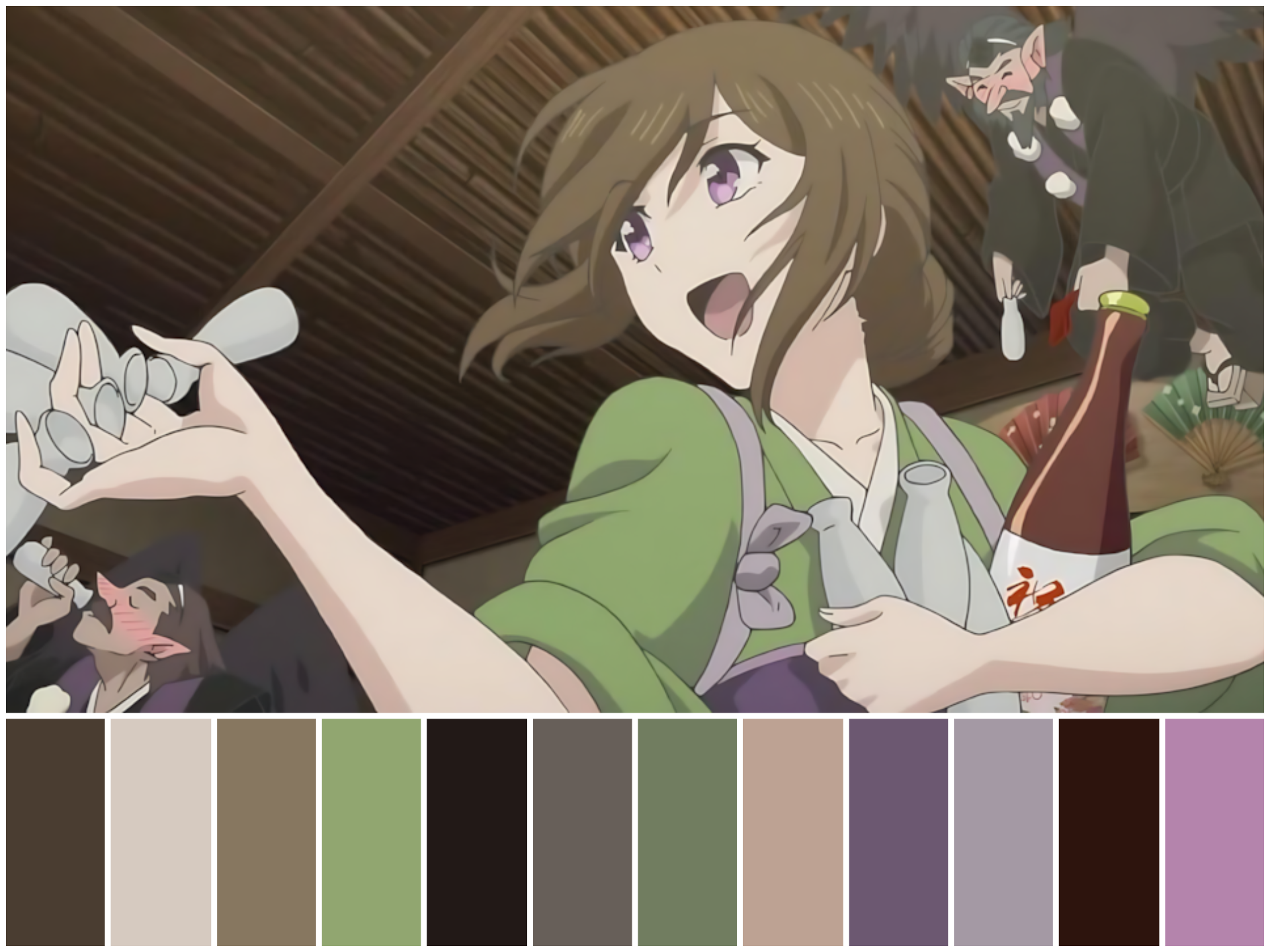 Aoi Tsubaki Color Palette - Kakuriyo: Bed & Breakfast For Spirits